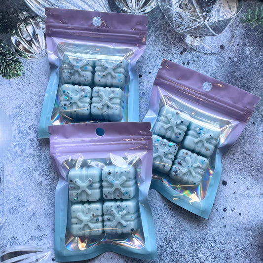 Silent Night ~ 4 Present Shaped Wax Melts