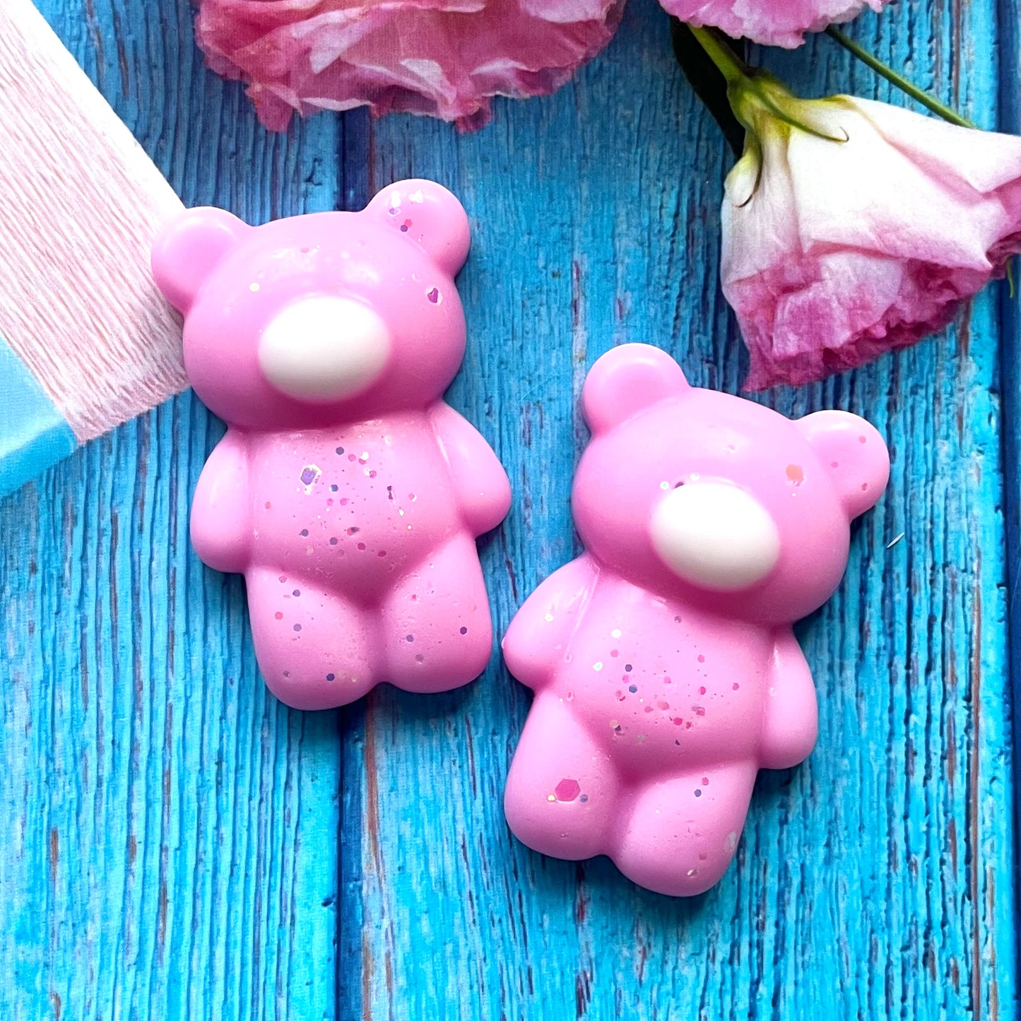 Cotton Candy Champagne Wax Melt Bear