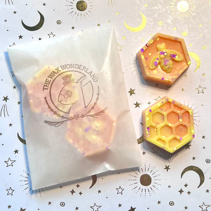 Lemon Sorbet & Peach Lemonade ~ 2 Pack Honeycomb Wax Melts