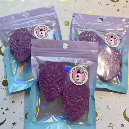 Black Cherry Bomb ~ 2 Pack Skull Wax Melts