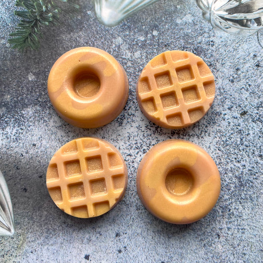 Maple Pecan Frosting ~ Pack of 4 Donut Shaped Wax Melts